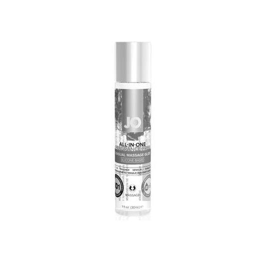 Массажный гель-лубрикант All-In-One Massage Glide Fragrance Free без запаха - 30 мл.