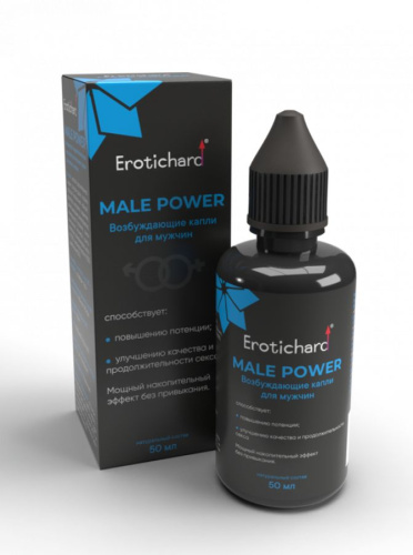 Капли Erotichard male power для мужчин
