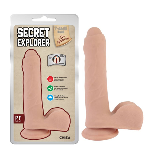 Фаллоимитатор Secret Explorer-Flesh