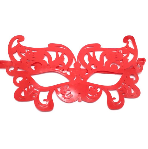 Ажурная маска красная "Пламя страсти"