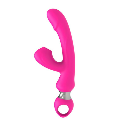 Вибромассажер "Сказочный оргазм" с вакуумно-волновой стимуляцией