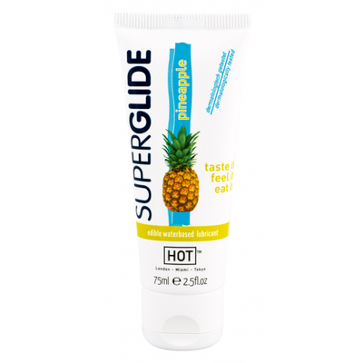 Superglide Pineapple съедобный лубрикант со вкусом ананаса 75мл
