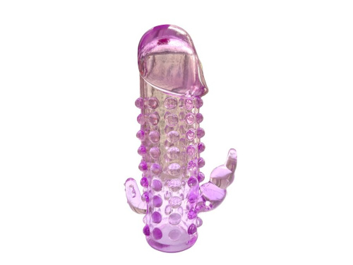 Закрытая прозрачная рельефная насадка