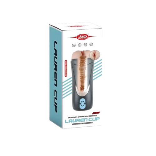 Мастурбатор Lauren Cap cжимаемая конструкция корпуса с вибрацией