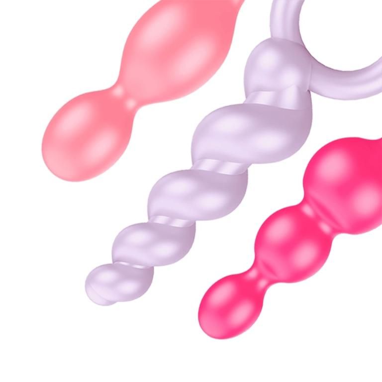 Бусы силикон Booty Call (Set of 3) coloured
