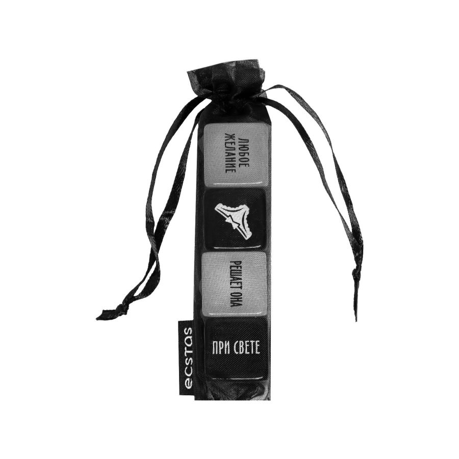 Во власти страсти. Удовольствие для него - Кубики для пар , 2 неоновых кубика, 2 пластиковых кубика, 18+