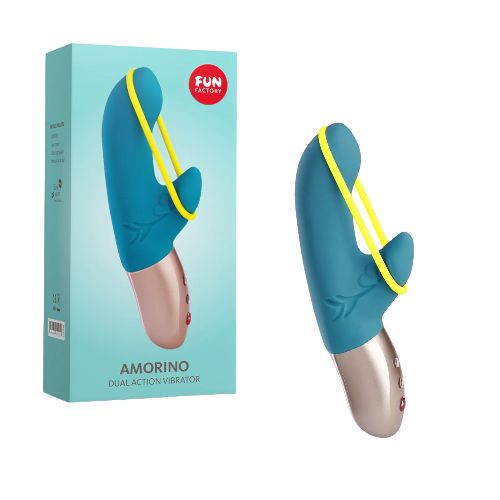 Вибромассажер FF AMORINO бирюзовый. 1641874