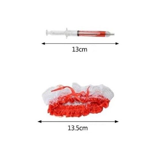 Подвязка медсестры с ручкой-"шприцем"