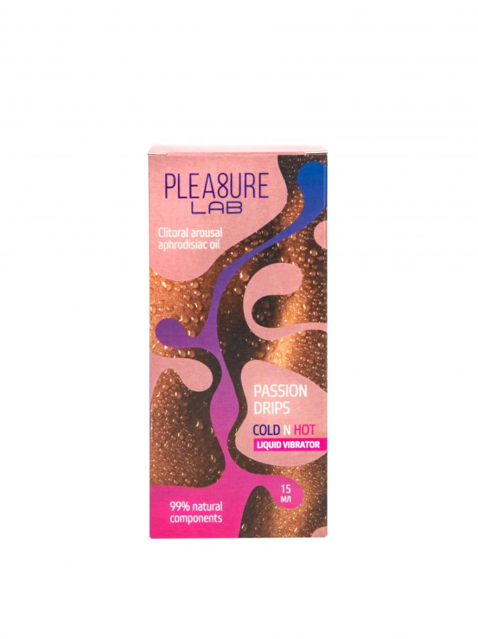 6.1190-02lab \ Passion Drips Cold n Hot - Жидкий Вибратор с Афродизиаком Pleasure Lab
