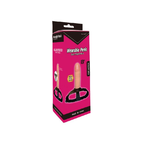 Поясной без вибрации (страпон) "Волшебные движения"