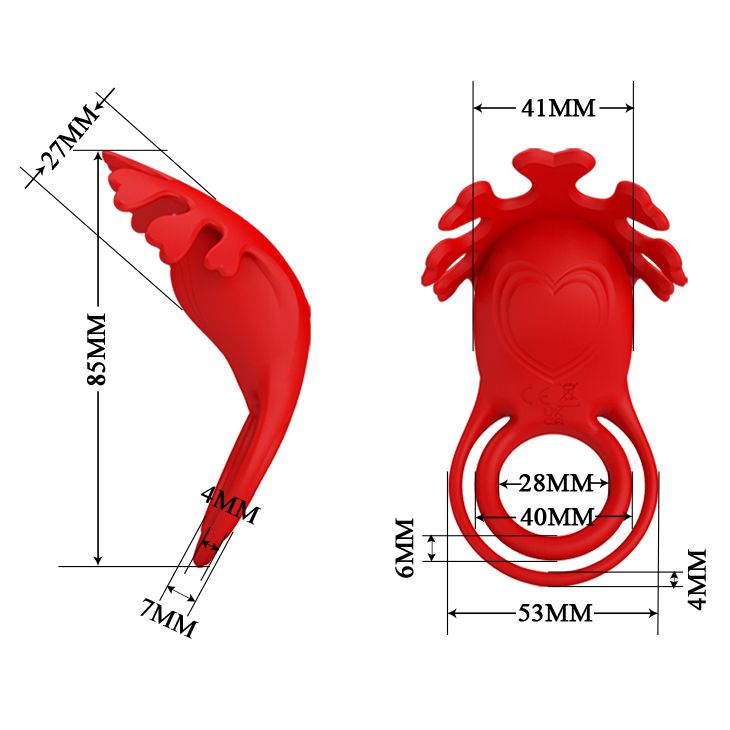 Перезаряжаемая насадка "Телепортация наслаждения" для стимуляции клитора с вибрацией