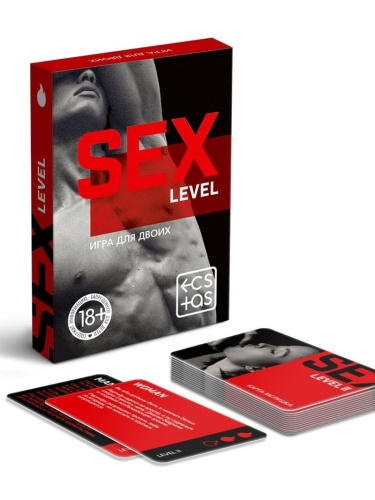 "SEX LEVEL" - игра для двоих, 35 карт, 18+