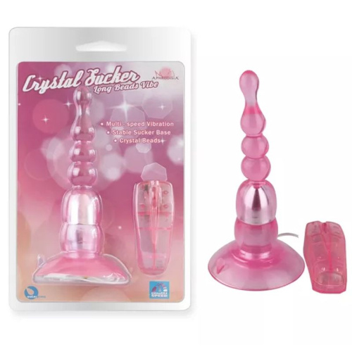 Втулка «Crystal beads» розовая