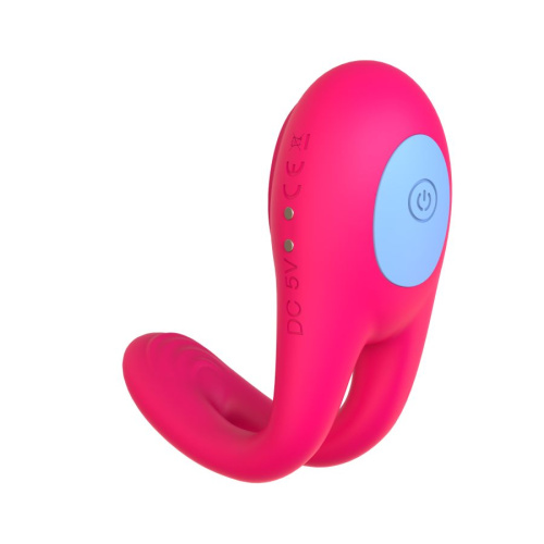 Вибро насадка  CANDY со стимуляцией клитора + пульт управления