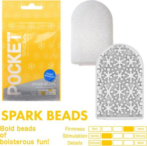 Мастурбатор Tenga Pocket Spark Beads