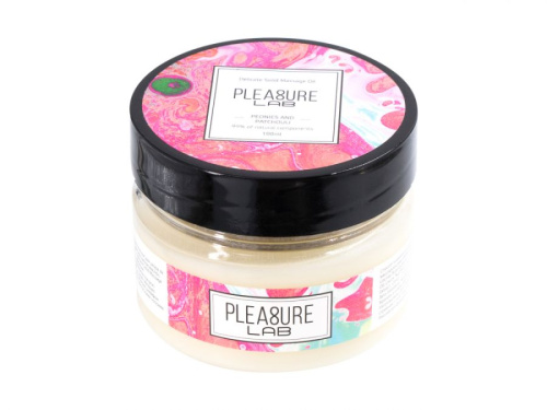 Твердое массажное масло Pleasure Lab Delicate пионы и пачули 100 мл 1034-02Lab