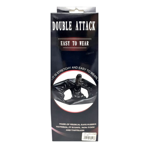 Пояс с наружним фаллоимитатором + внутренняя втулка