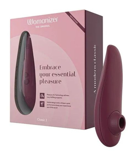 Бесконтактный клиторальный стимулятор Womanizer Classic 2 бордовый