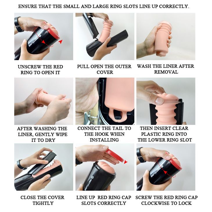 Вагина в колбе с движениями вверх-вниз