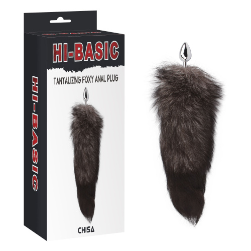 Втулка металлическая с хвостом чернобурки