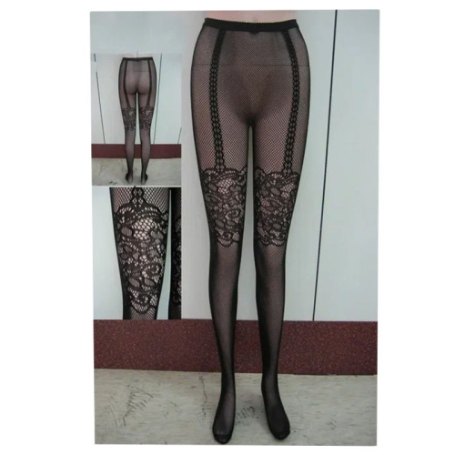 Колготки сетка "Полуночное кружево"