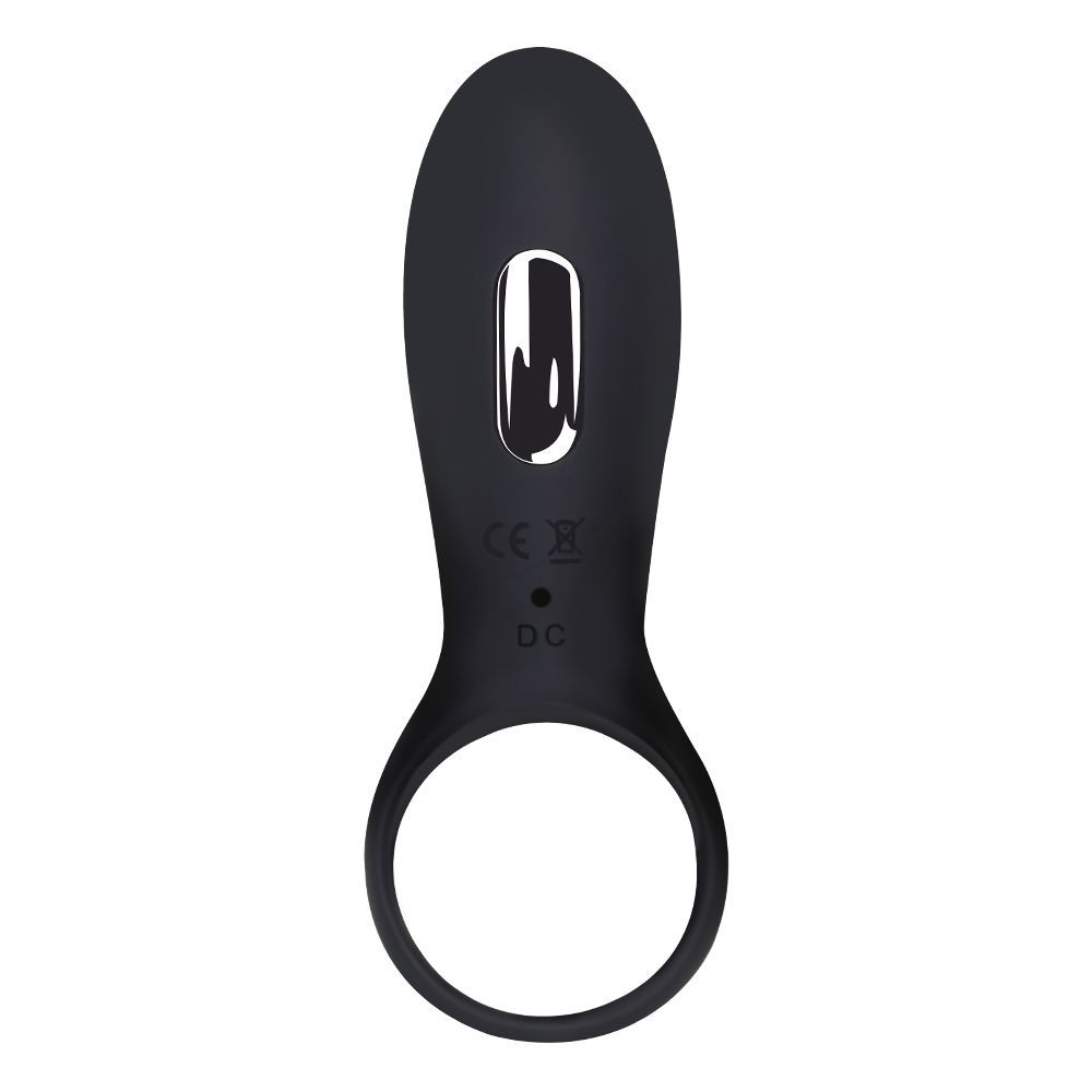 Насадка - кольцо на пенис "Rechargeable joy stamina ring" со стимуляцией клитора