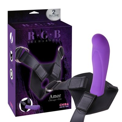 Поясной силиконовый R.G.B R.G.B «Amor Strap-On»