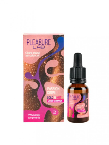 6.1190-02lab \ Passion Drips Cold n Hot - Жидкий Вибратор с Афродизиаком Pleasure Lab