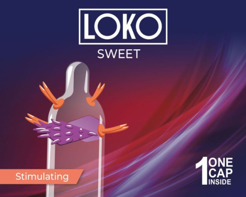 LOKO SWEET с возбуждающим эффектом НАСАДКА СТИМУЛИРУЮЩАЯ SITABELLA