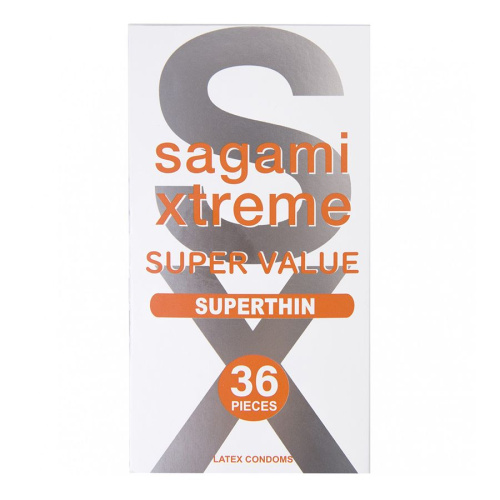 Презервативы Sagami Xtreme 0.04мм латексные, ультратонкие