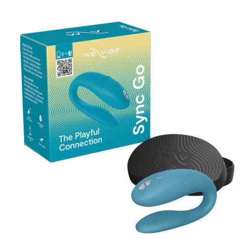 Вибратор для пар We-Vibe Sync Go бирюзовый
