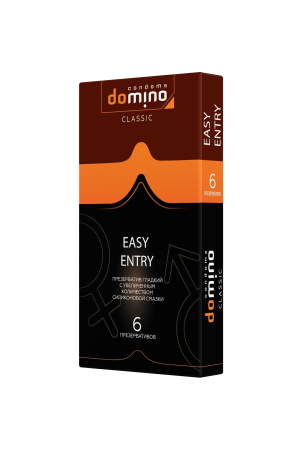 Презервативы Luxe DOMINO CLASSIC Easy Entry 6 шт, 18 см