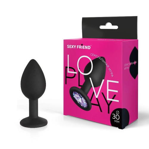 Анальная втулка Love Play силикон