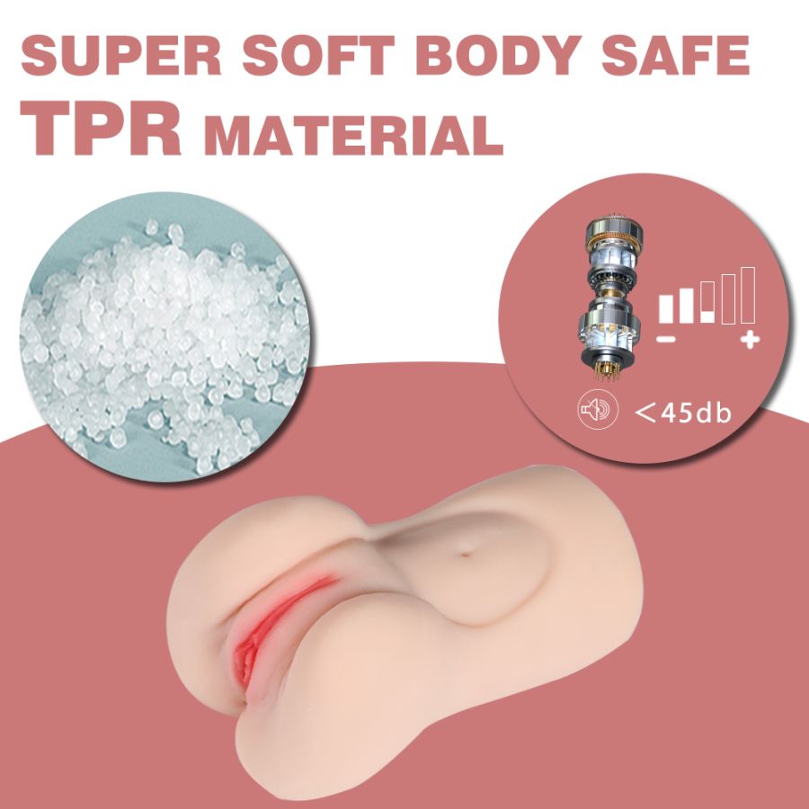 Мастурбатор AGGIE в виде вагины с переменной скоростью и 7 видов вибрации