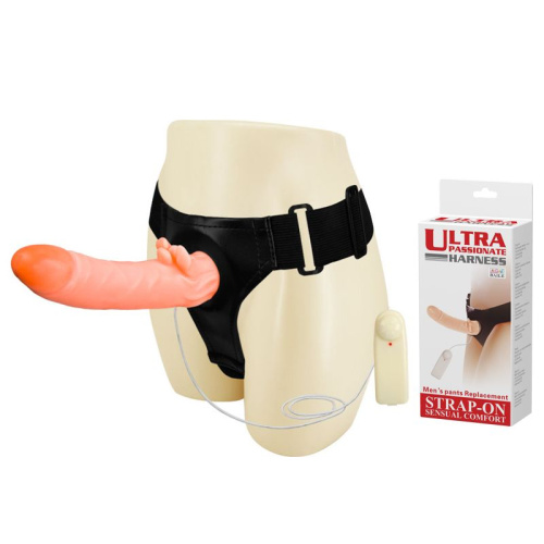 Поясной - страпон Harness с вибрацией