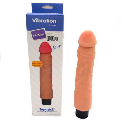Вибратор из материала "Живая кожа"
