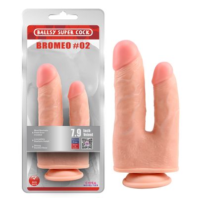 Фаллоимитатор двойной Ballsy Super Cock