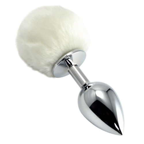 Втулка Металлическая большая зайчик белый