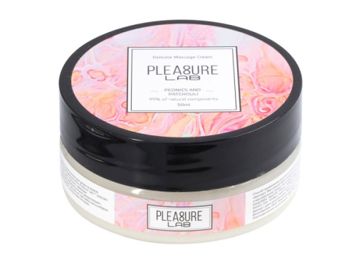 6.1074-01 \ Массажный крем Pleasure Lab Delicate пионы и пачули 50 мл 1074-01Lab