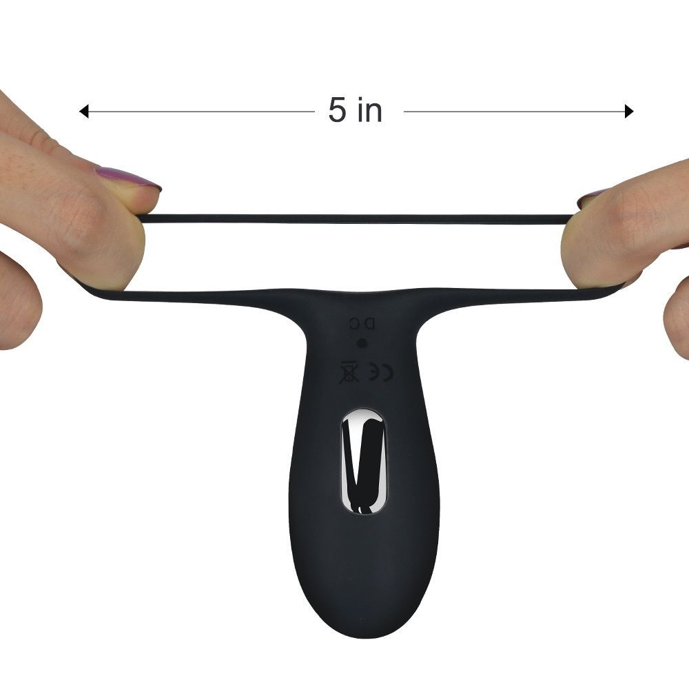 Насадка - кольцо на пенис "Rechargeable joy stamina ring" со стимуляцией клитора