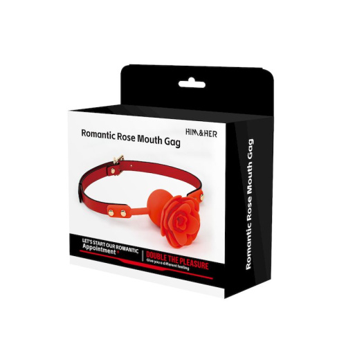 Кляп «Silicone Rose-shaped Gag»