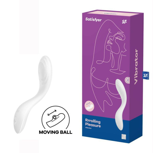 Вибромассажер Rrrolling Pleasure white