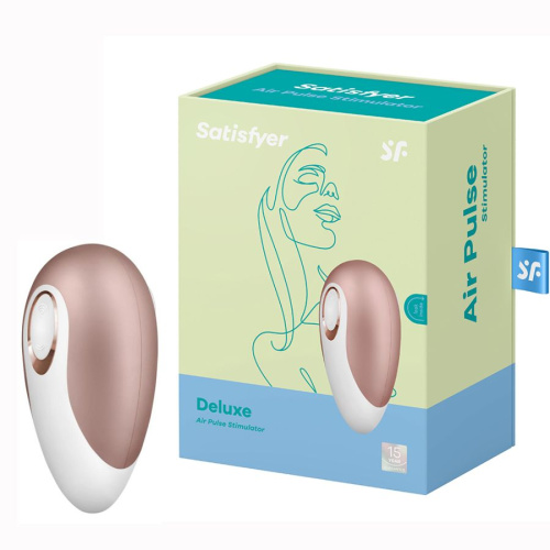 Deluxe - Бесконтактный стимулятор клитора перезаряжаемый