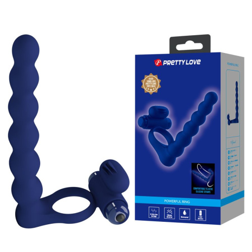 Насадка для двойной стимуляции с вибрацией "Элегантные ласки"