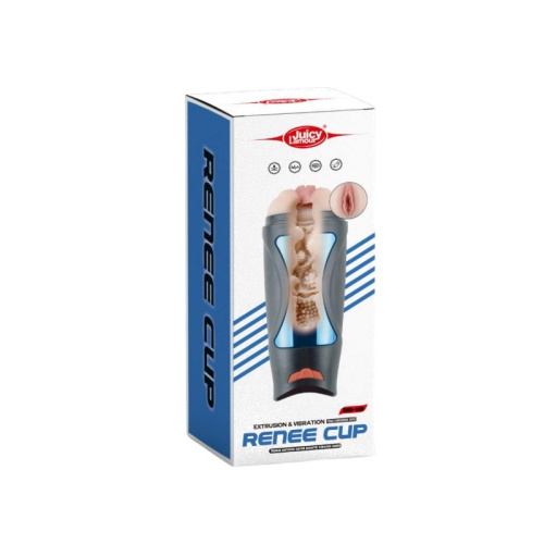 Мастурбатор Renee Cap cжимаемая конструкция корпуса с вибрацией