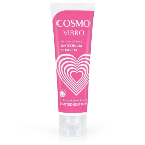 Интимный гель COSMO VIBRO AROMA для женщин 50 г. с ароматом земленики