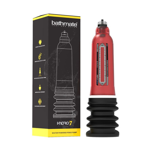 Гидропомпа Bathmate Hydro7 brilliant красная