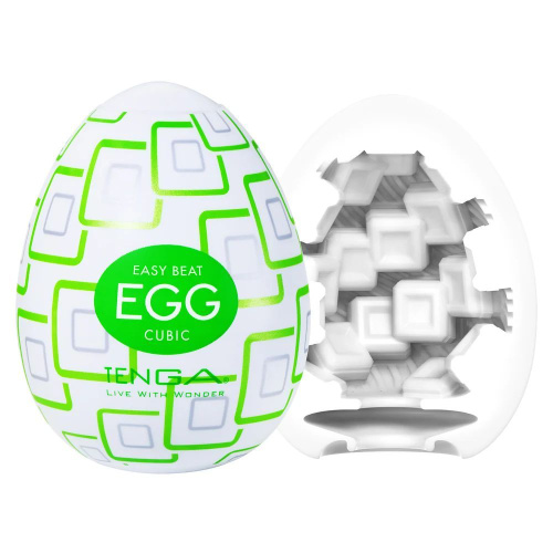 Мастурбатор-яйцо Tenga Egg Cubic