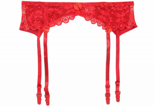 Пояс для чулок "Catia Belt Red"