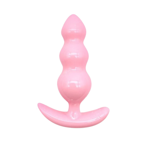 Анальная втулка Silky Soft plug (розовая)